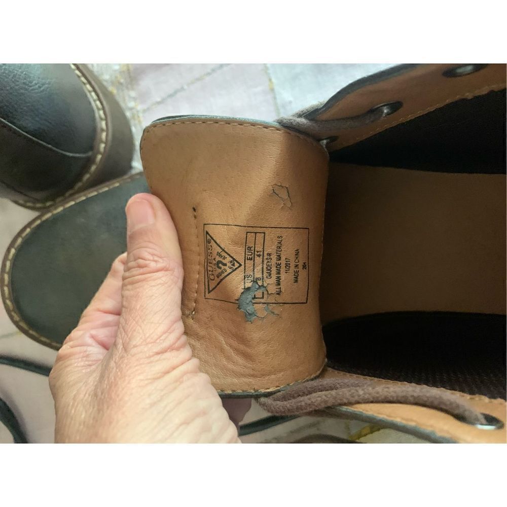 GUESS Joey Brown Ankle Boots - Picture 3 of 4